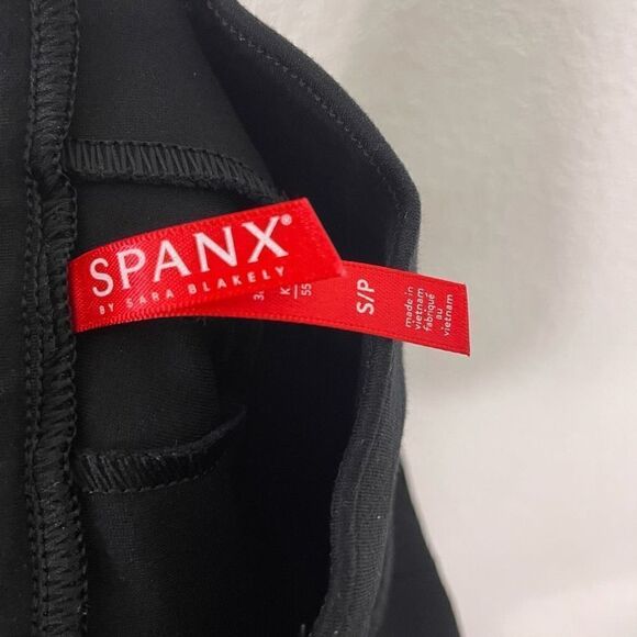 Spanx Black High Waisted Straight Leg Legging Pants - Picture 6 of 7